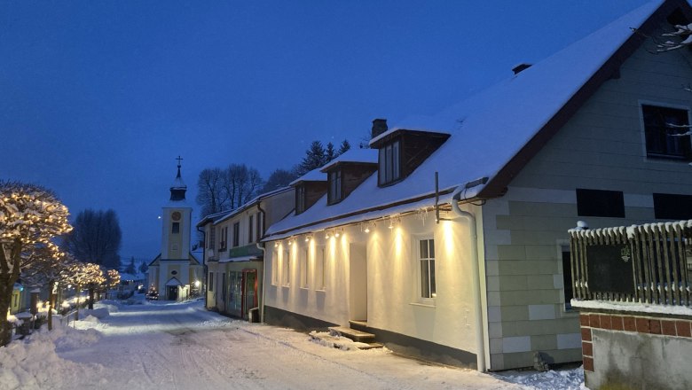 Das Bühnenwirtshaus im Winter, © Dieter Juster