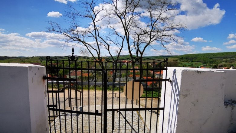 Schöner Ausblick von der Kunigungenkirche, © Weinstraße Weinviertel