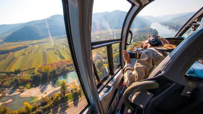 Ausblick aus dem Helikopter, © Helikopter Tours Austria