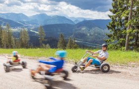 Spaß mit den Mountaincarts, © Bergbahnen Mitterbach, Fred Lindmoser