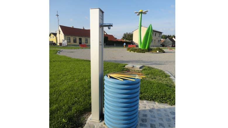 Trinkbrunnen "Am Paukerspitz", © Weinviertel Tourismus