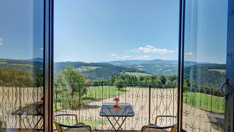 Ausblick vom Zimmer, © Wachahof