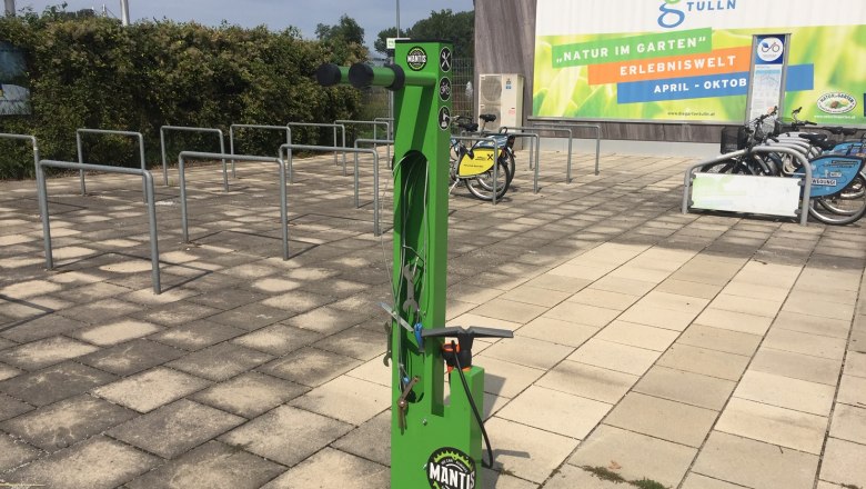 Rad Service Station DIE GARTEN TULLN, © Hölterer, Donau NÖ Tourismus