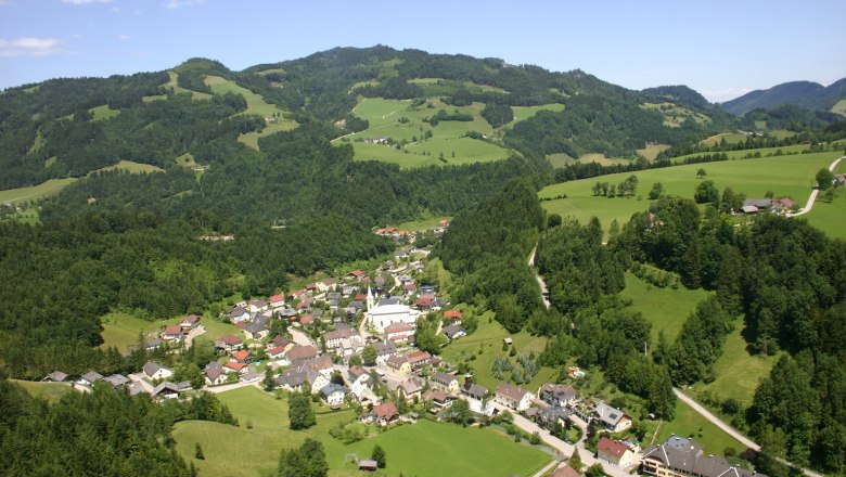 Opponitz von oben, © Gemeinde Opponitz