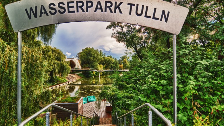 Bootfahren im Wasserpark Tulln, © Alfred Fröhlich