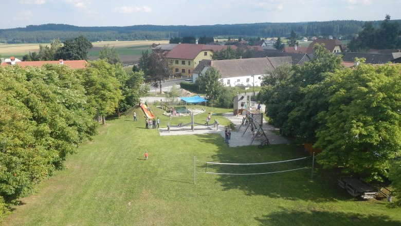 Spielplatz Grafenschlag von oben, © FF Grafenschlag