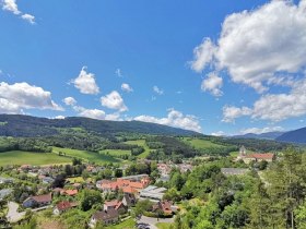 Blick auf Kirchberg von der Wolfgangskirche, © Wiener Alpen in Niederösterreich - Wechsel