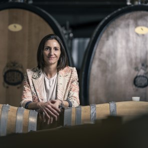 Maria Wegscheider im Bioweingut Gruber, © Niederösterreich Werbung/ Martin Fülöp