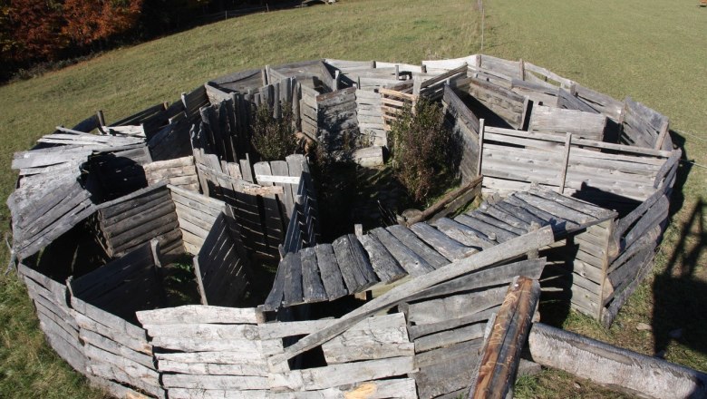 Lebenslabyrinth beim Campingplatz der Familie Trenker, © Familie Trenker