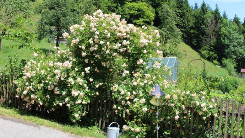 Eingang zum Bauerngarten, © zVg Fam. Fallmann