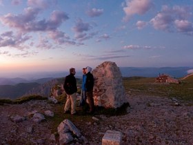 Sonnenaufgang bei Fischerhütte©WA_FranzZwickl, © Wiener Alpen in Niederösterreich