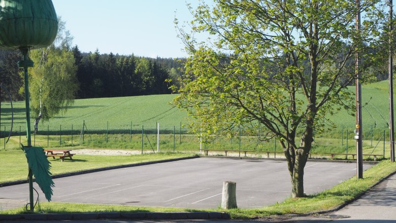 Asphaltstockplatz und Beachvolleyballplatz, © MG Sallingberg