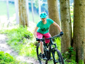 MTB_Singletrail_Lady, © Mostviertel