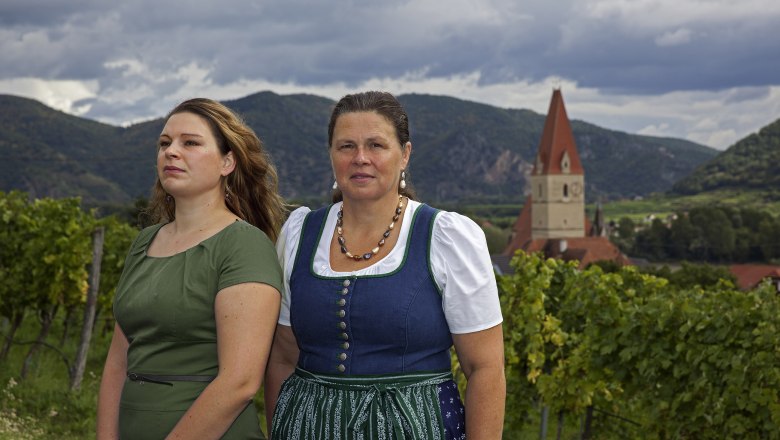 Familie Mazza in den Weingärten, © Monika Loeff