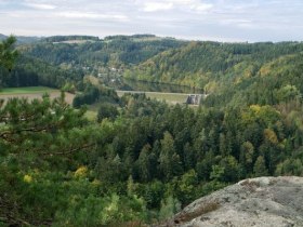 Blick vom Felsen, © Marktgemeinde Krumau am Kamp