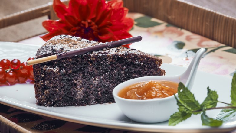 Mohntorte mit Marillenröster, © Niederösterreich Werbung/Andreas Hofer